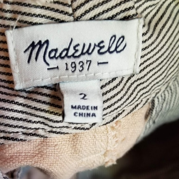 Madewell Rivington Trousers Linen Pink Salmon W 30 - Picture 8 of 8